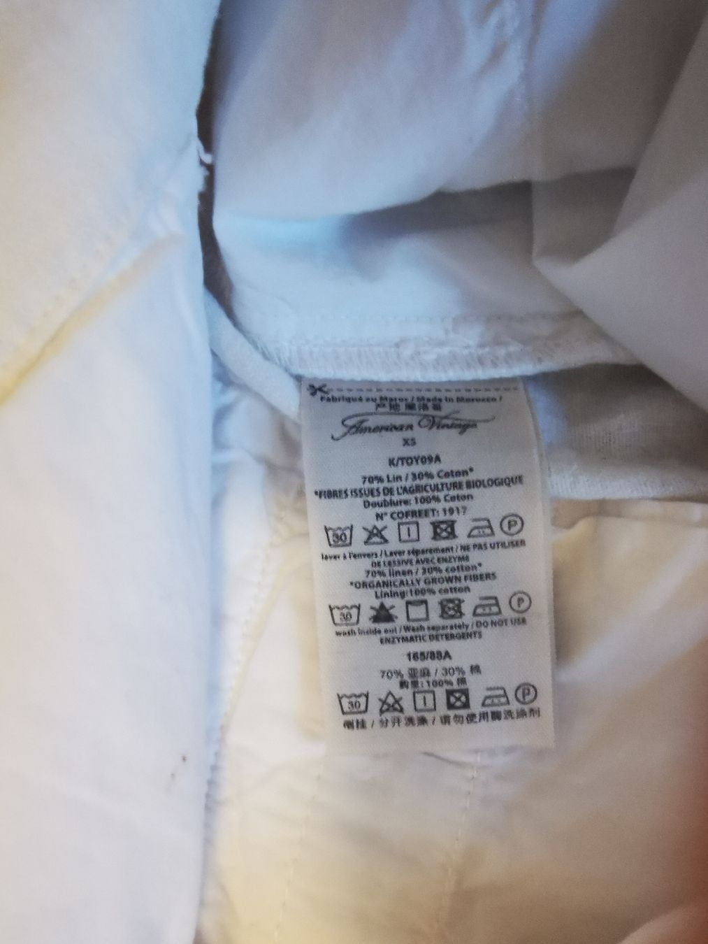 Pantaloni: Damen Bermudashorts von 'American Vintage' – Usato da Ennetbürgen venduto da dasi_2010 3