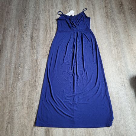 Maxi Kleid blau 40