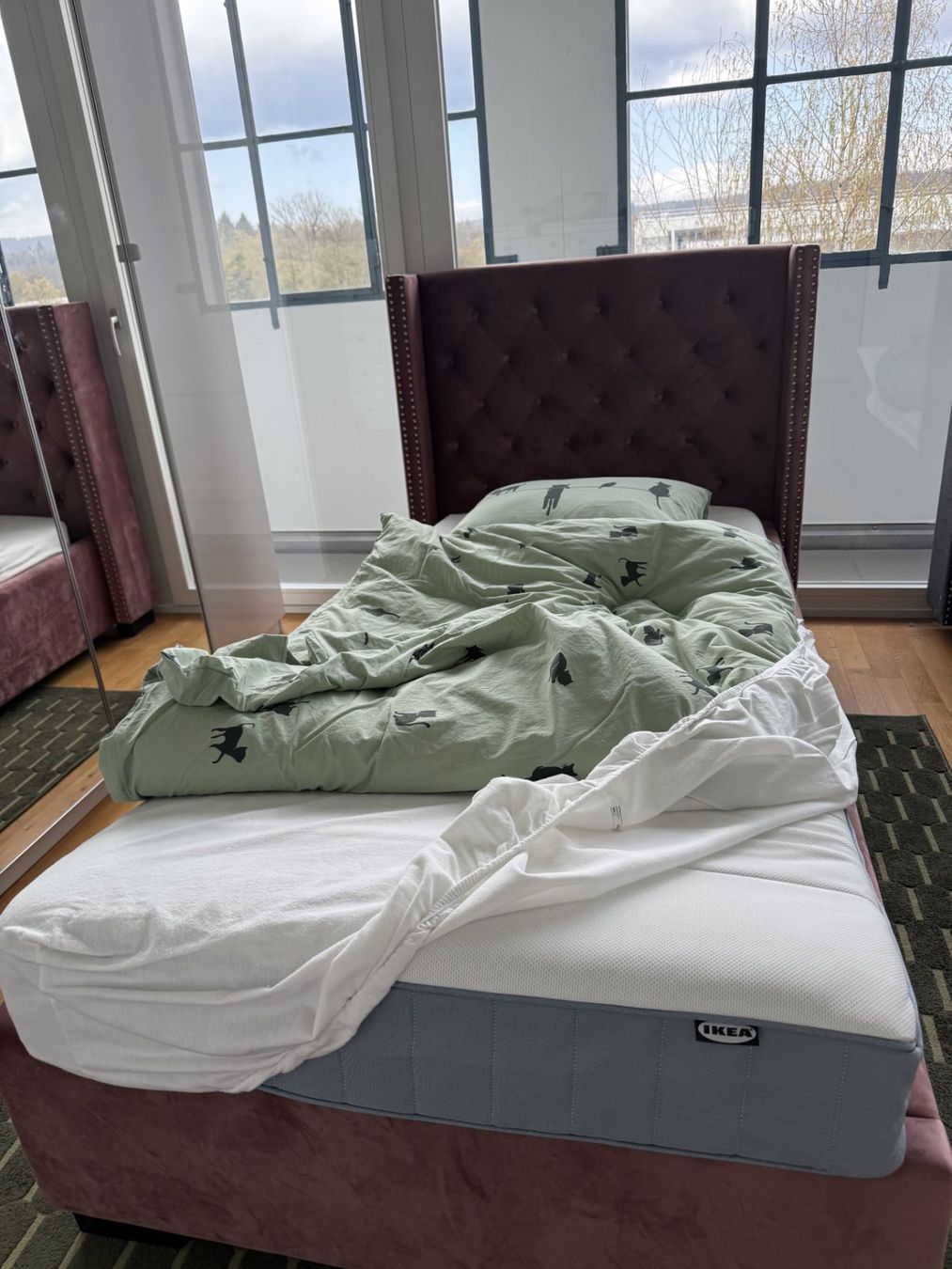 Betten: Kinderbett 90 x 160 Neue Matratze & Bettwäsche komplett – Gebraucht aus Möhlin von bal_qgd9