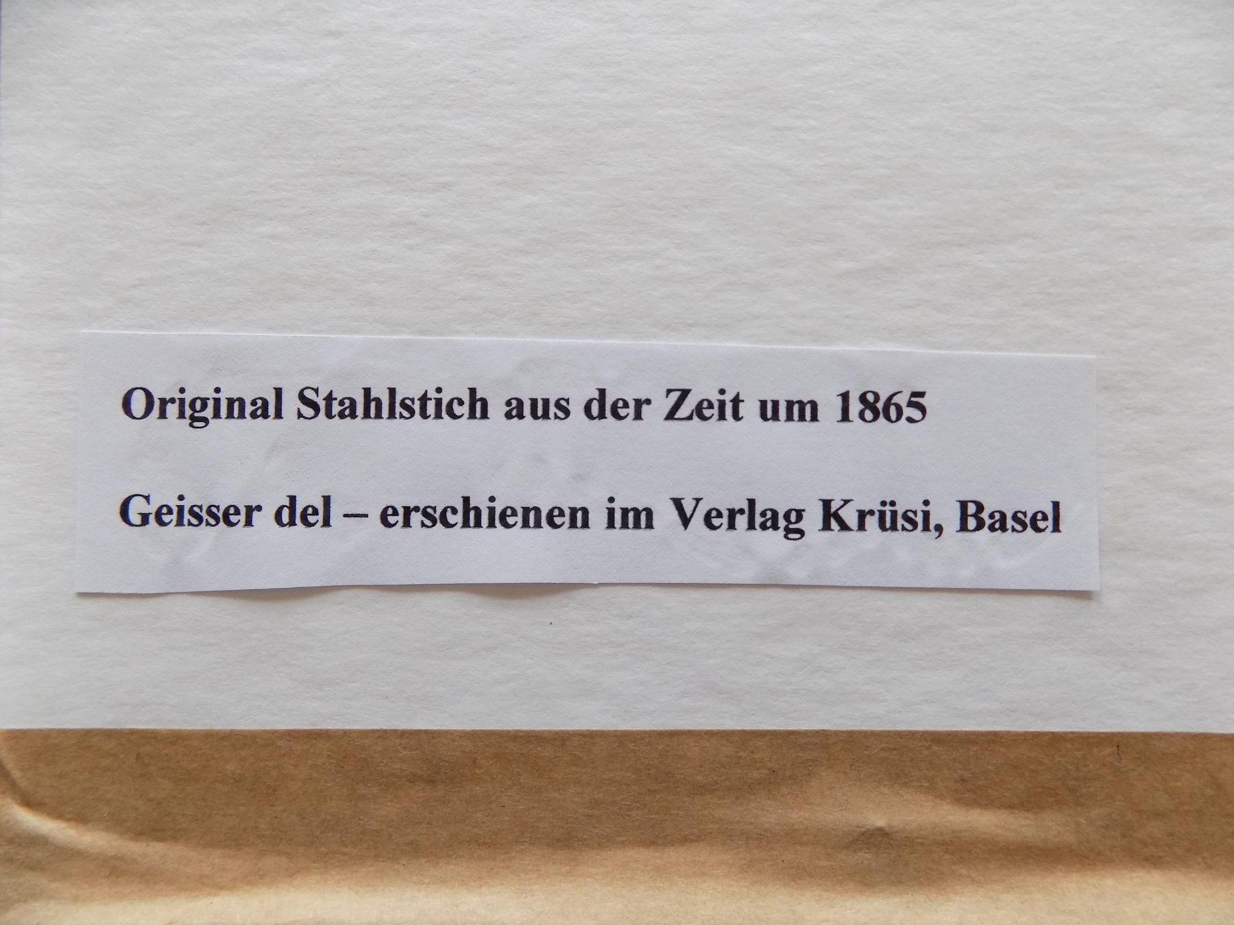 Incisioni: Wildkirchlein Appenzell Goldrahmen – Usato da Risch venduto da Antikfee 8
