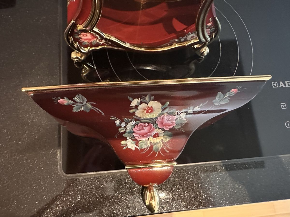 Orologi: Antike Pendule, handbemalt, Luxus Tischuhr Luzca – Usato da Lyss venduto da Swiss_1992 3
