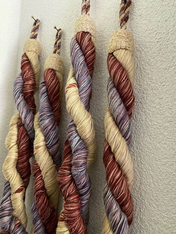 4 Stück Goldene Vorhanghalter - Dekorative Raffhalter Metall