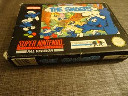 The Smurfs Schlümpfe SNES OVP