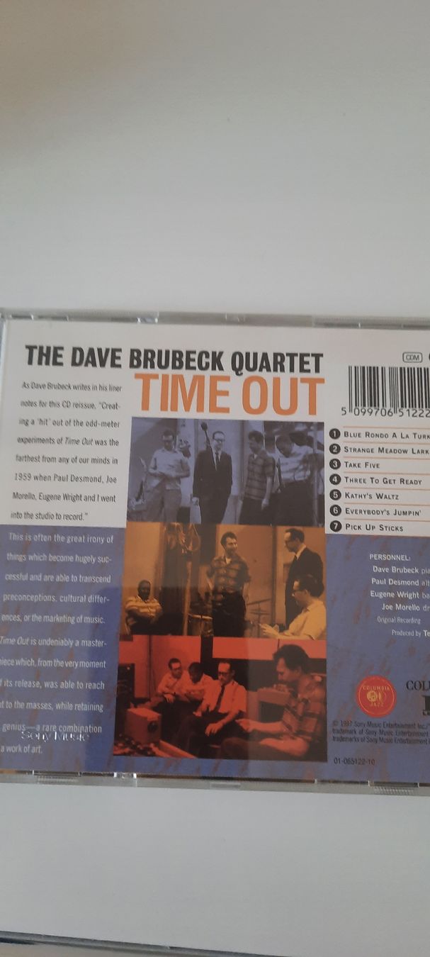 CD: DAVE BRUBECK QUARTET TIME OUT TAKE FIVE – Usato da Zofingen venduto da Tinpan 3