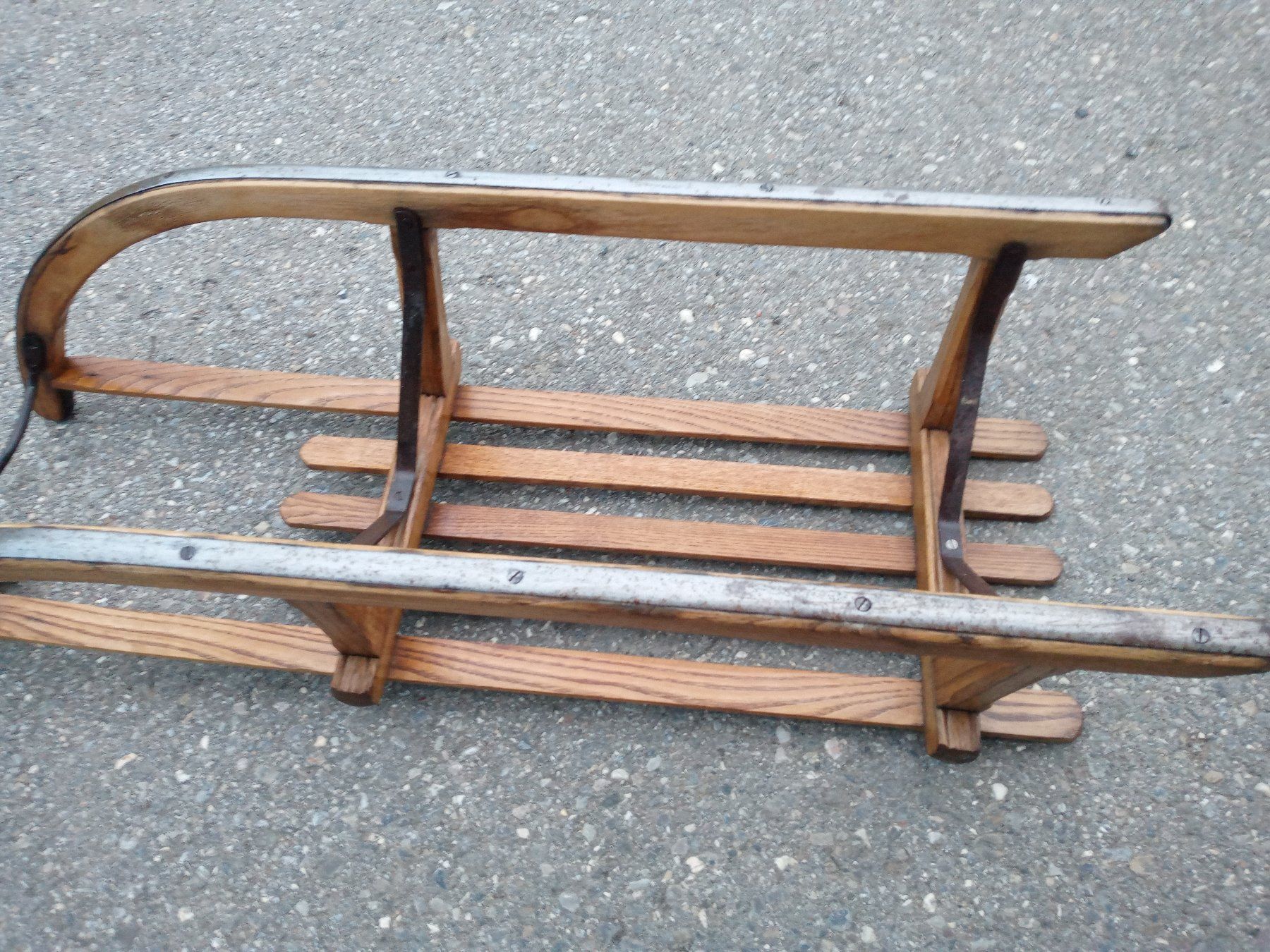 Luge: altes Davoser Schlitten 92cm – D'occasion à Prez-vers-Siviriez par Monija70 4