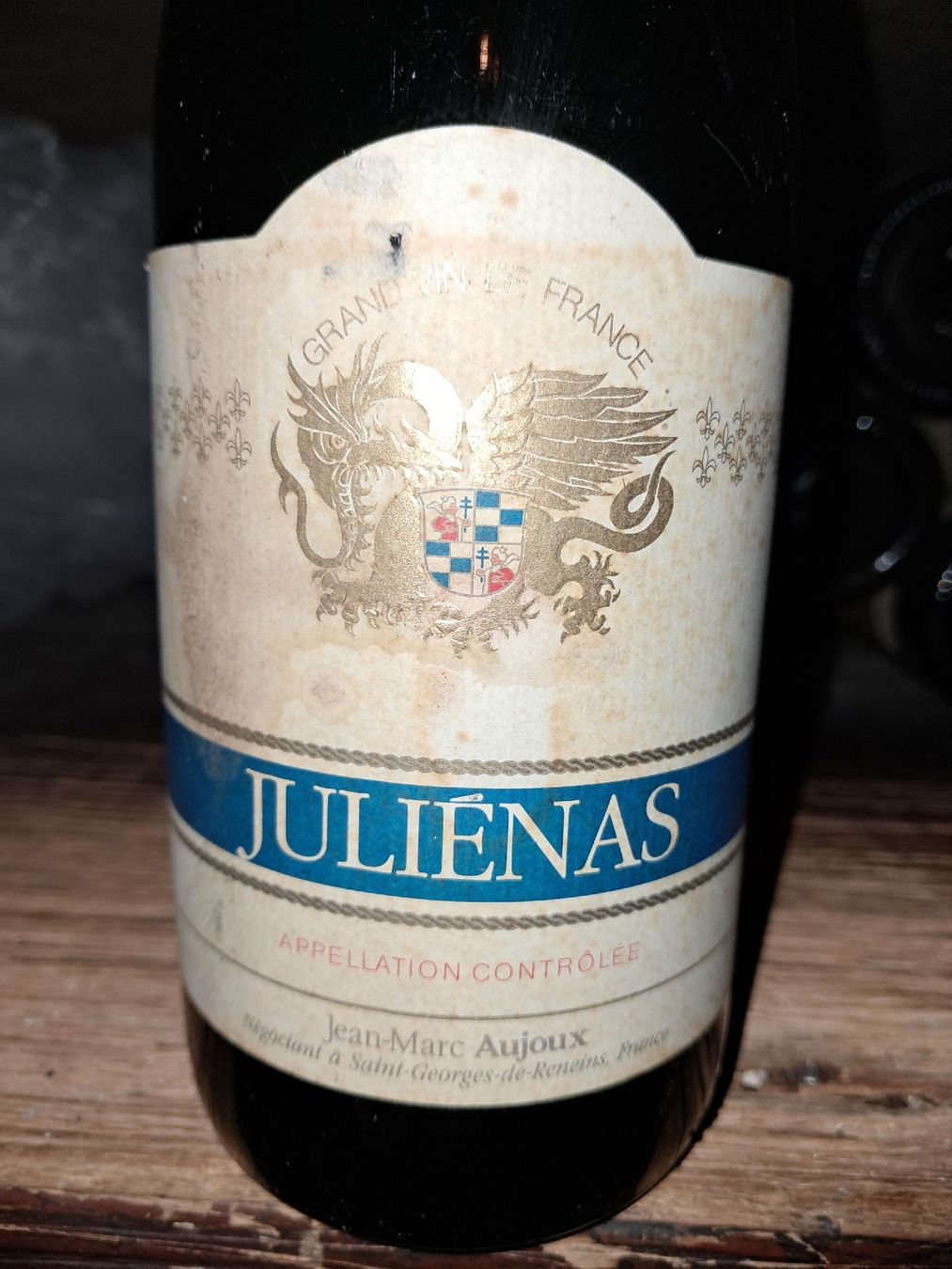 Vino: Juliénas Jean-Marc Aujoux 1992 – Nuovo e nell'imballaggio originale da Le locle venduto da juliensaran