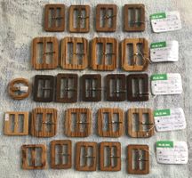 LOT SCHNALLEN ALLE NEU AUS HOLZ