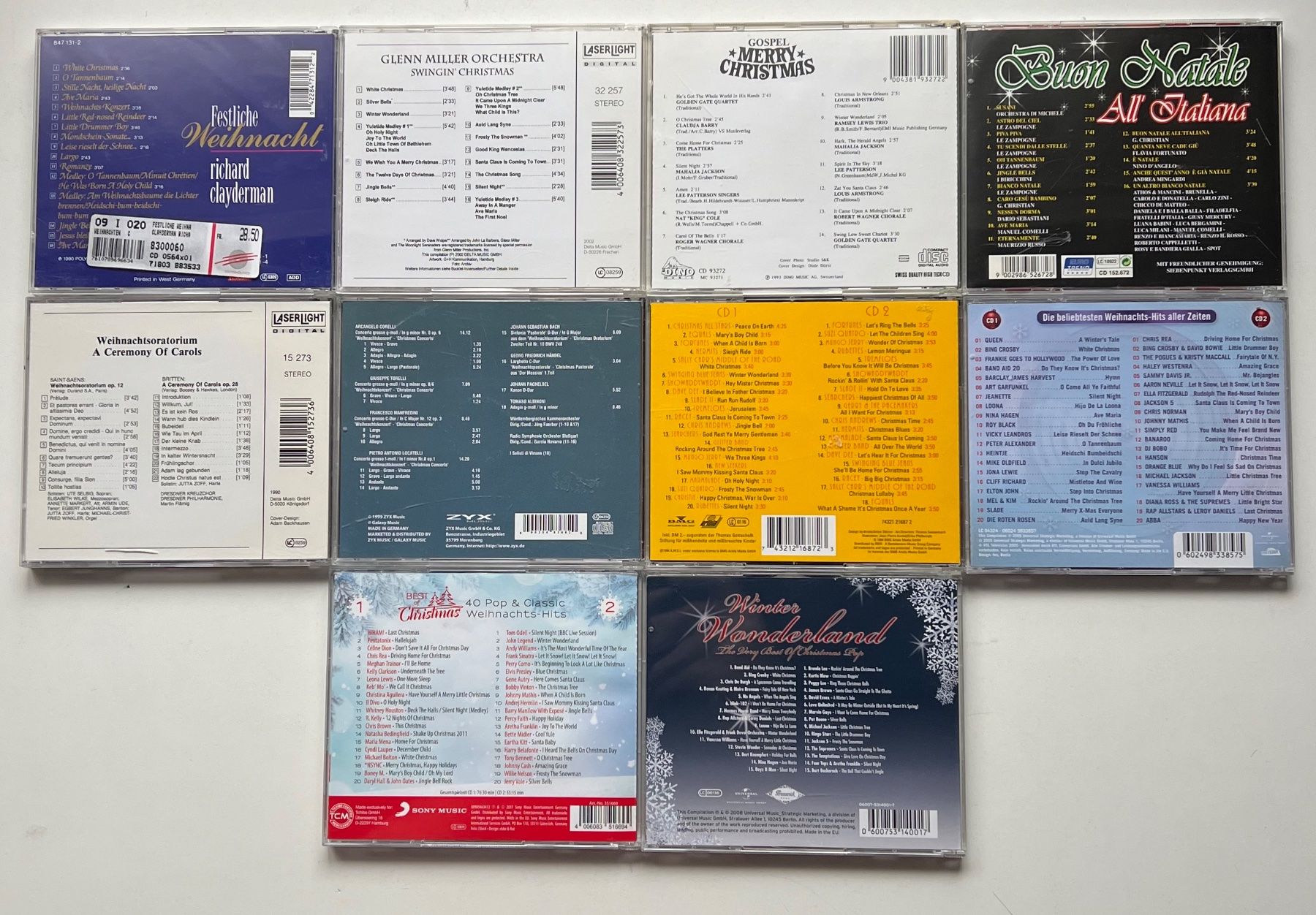 CD: 14 Stk. Weihnachts-CDs / Diverse Interpreten – Usato da Näfels venduto da rottabi 1
