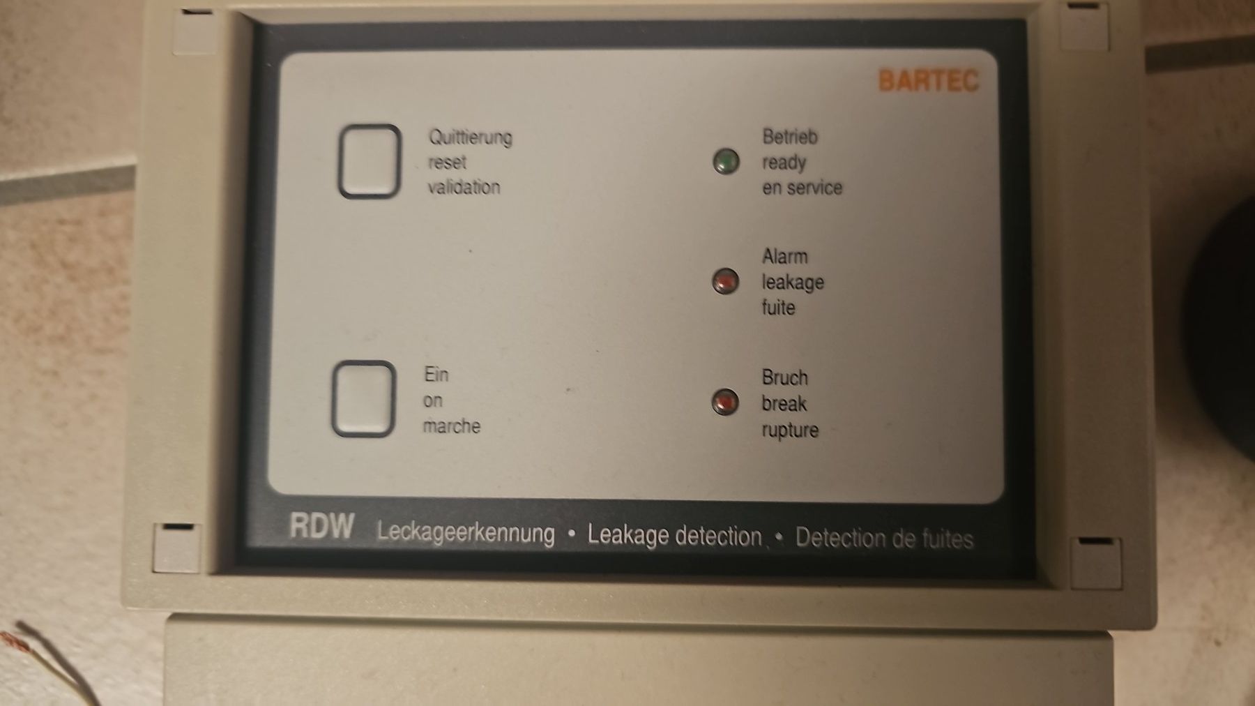 Misurare: Bartec RDW Leckageerkennung mit Punktesensor – Usato da Boniswil venduto da LakeSide_Boniswil 1