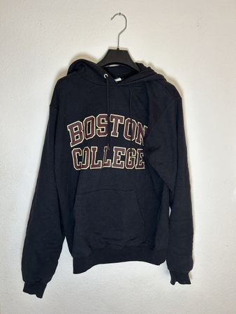 Schwarzer Boston College Hoodie Grösse S