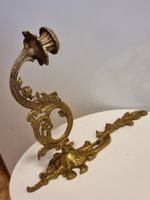 Antiker Wandkerzenhalter Messing/Bronze um 1900