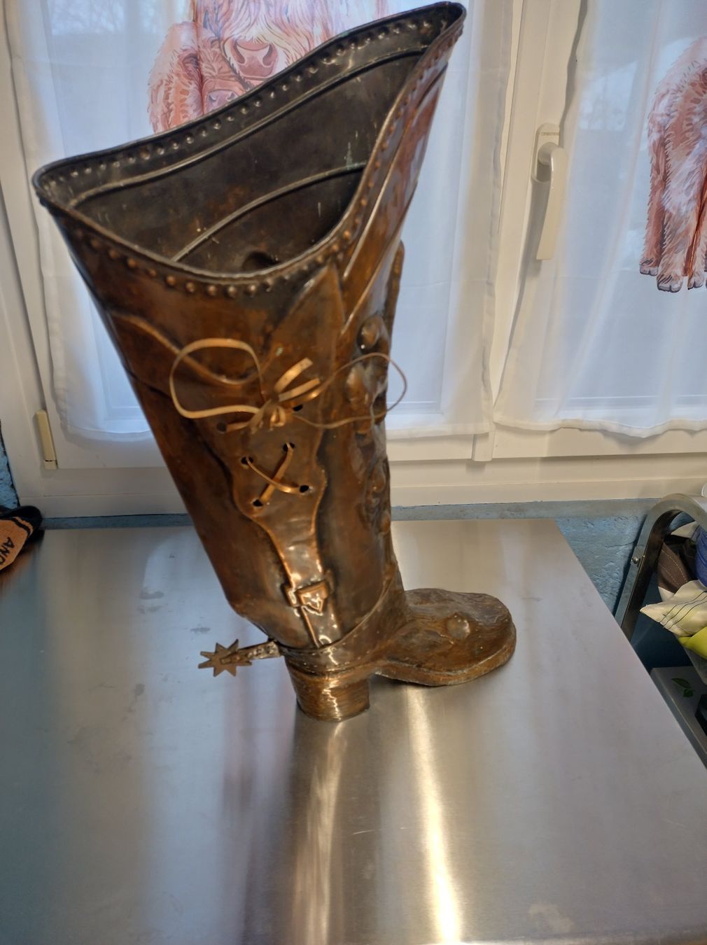 Toutes les décorations: Kupfer Westernstiefel – D'occasion à Altbüron par bestatter12