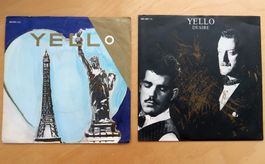 YELLO - 2 VINYL SINGLES (NM/VG-)