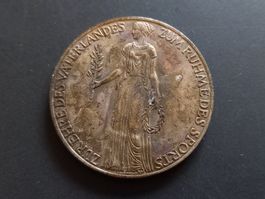 Medaille Olympische Spiele Berlin 1936, 21g versilbert