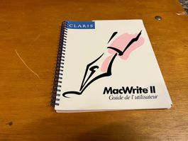 Mac Write II guide de l’utilisateur EO version en Français