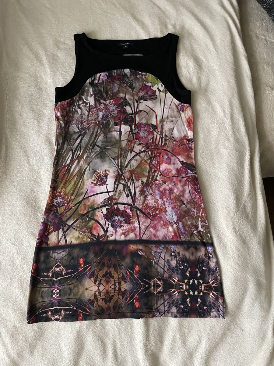 Comma Kleider: Comma mini Kleid Blumenmuster Grösse 34 – Gebraucht aus Luzern von andyke 3