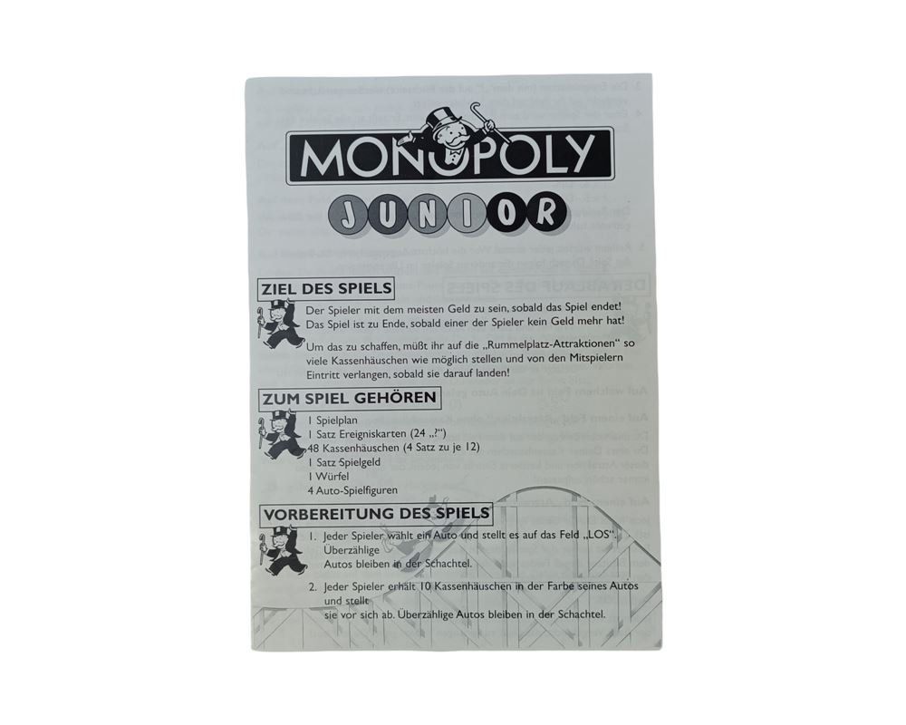 Parker Giochi: PARKER Monopoly Junior – Usato da Luzern venduto da Restwert_Luzern 3