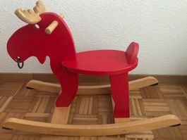 Schaukelelch Schaukelpferd Elch rot EKORRE von IKEA