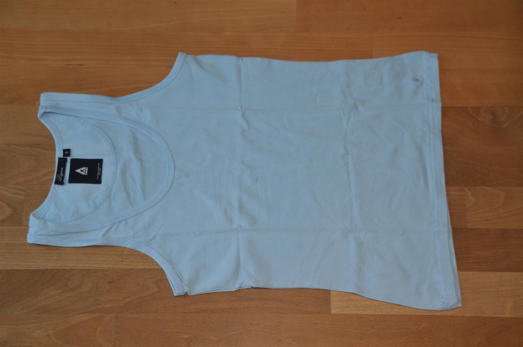 Tops: Gaastra Träger T-Shirt, Gr. S, hellblau – Gebraucht aus Winterthur von Schwestere