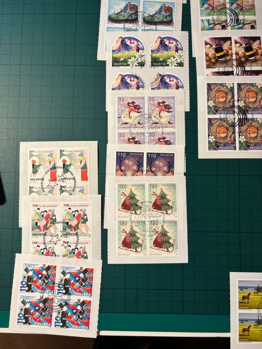 Alle Briefmarken: BM 4er und einzeln aus 2022 ET. – Neu (gemäss Beschreibung) aus Utzenstorf von Rose0303 7