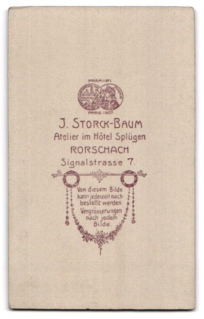 Fotografie &  Plakate: Fotografie J. Storck-Baum, Rorschach, Si – Gebraucht aus Berlin von bartko-reher 1