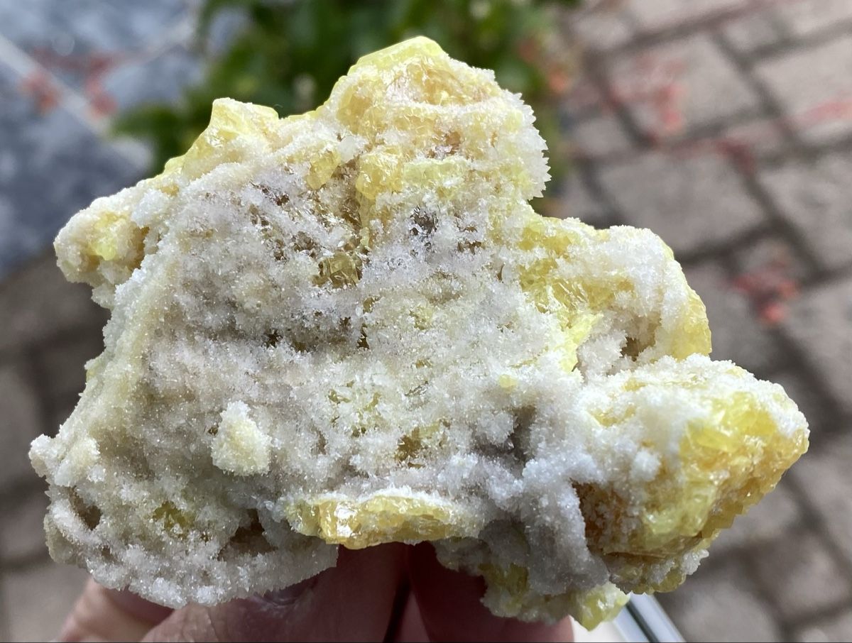 Minerali & Pietre curative: Schönes Stück Schwefel  – Usato da Selzach venduto da 321compac 7