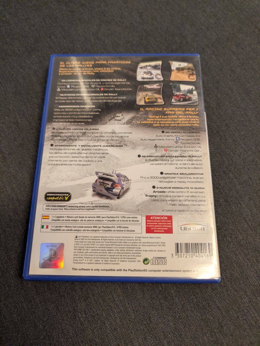Giochi: Pro rally 2002 Sony playstation 2 – Usato da Giubiasco venduto da Ticinerd 1