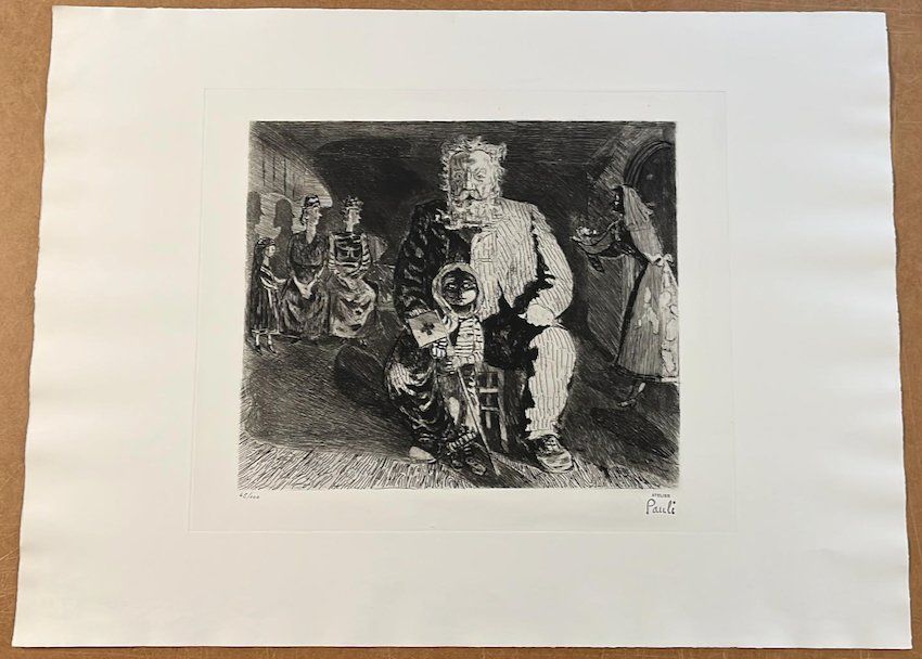 Radierung von Fritz Pauli (ID b5053) | Kaufen auf Ricardo
