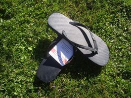 Flip Flops schwarz Gr. 39/40 **NEU**