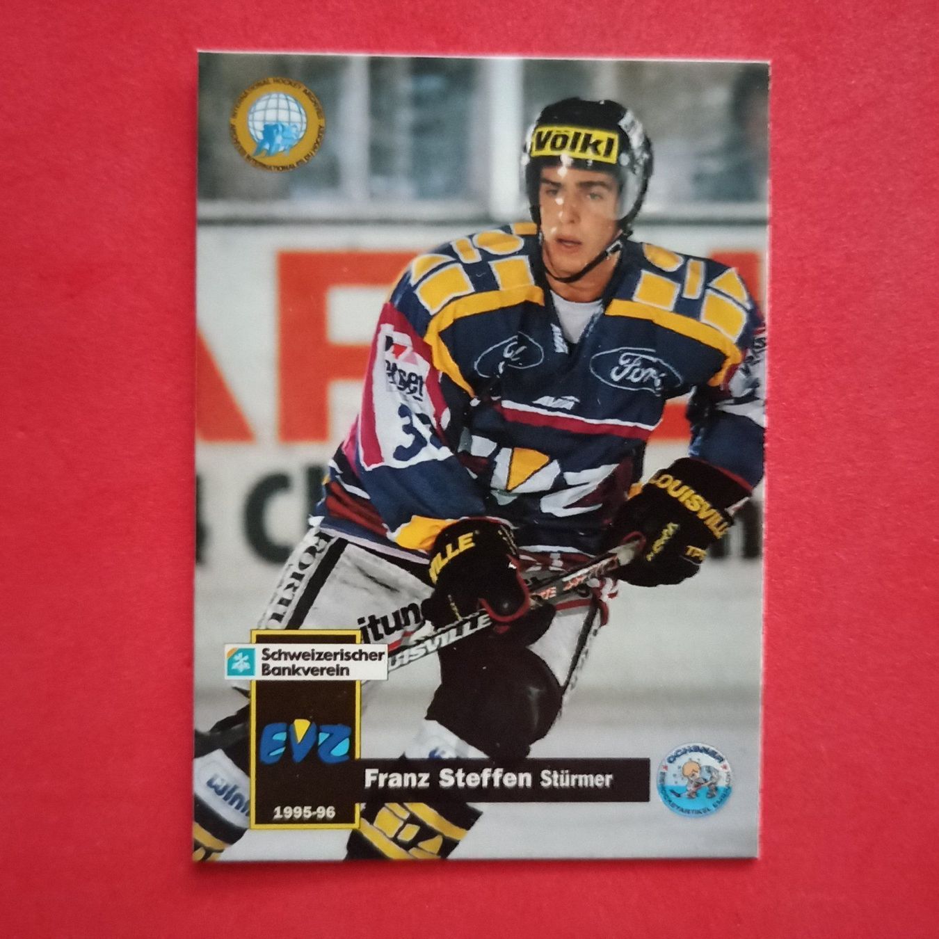Carte collezionabili: Franz Steffen - EVZ CARD - 1995/96 – Usato da Dübendorf venduto da kb86_MOVIE