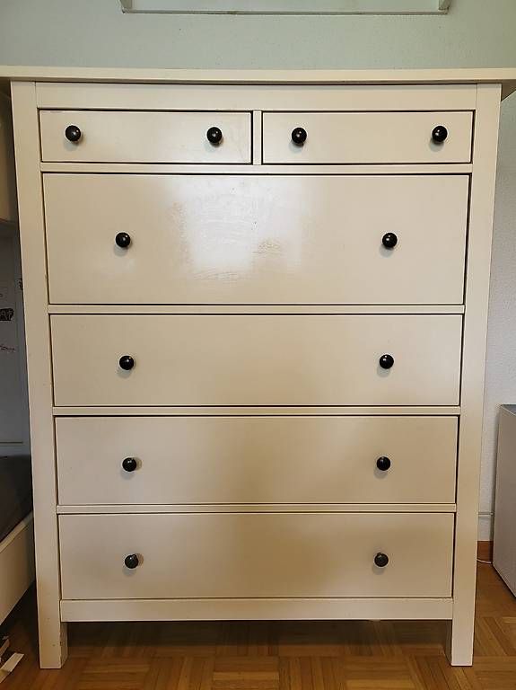 Ikea Cassettiere: Hemnes ikea Kommode 6 Schubladen Weiss – Usato da Adliswil venduto da Swiss_Coolio