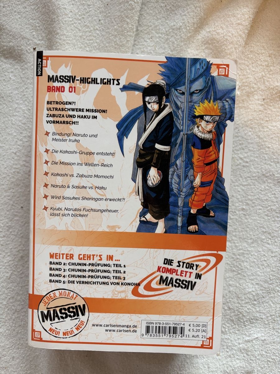 Comics: Naruto Band 1, deutsch – Gebraucht aus Hüttikon von ele_tll8 2