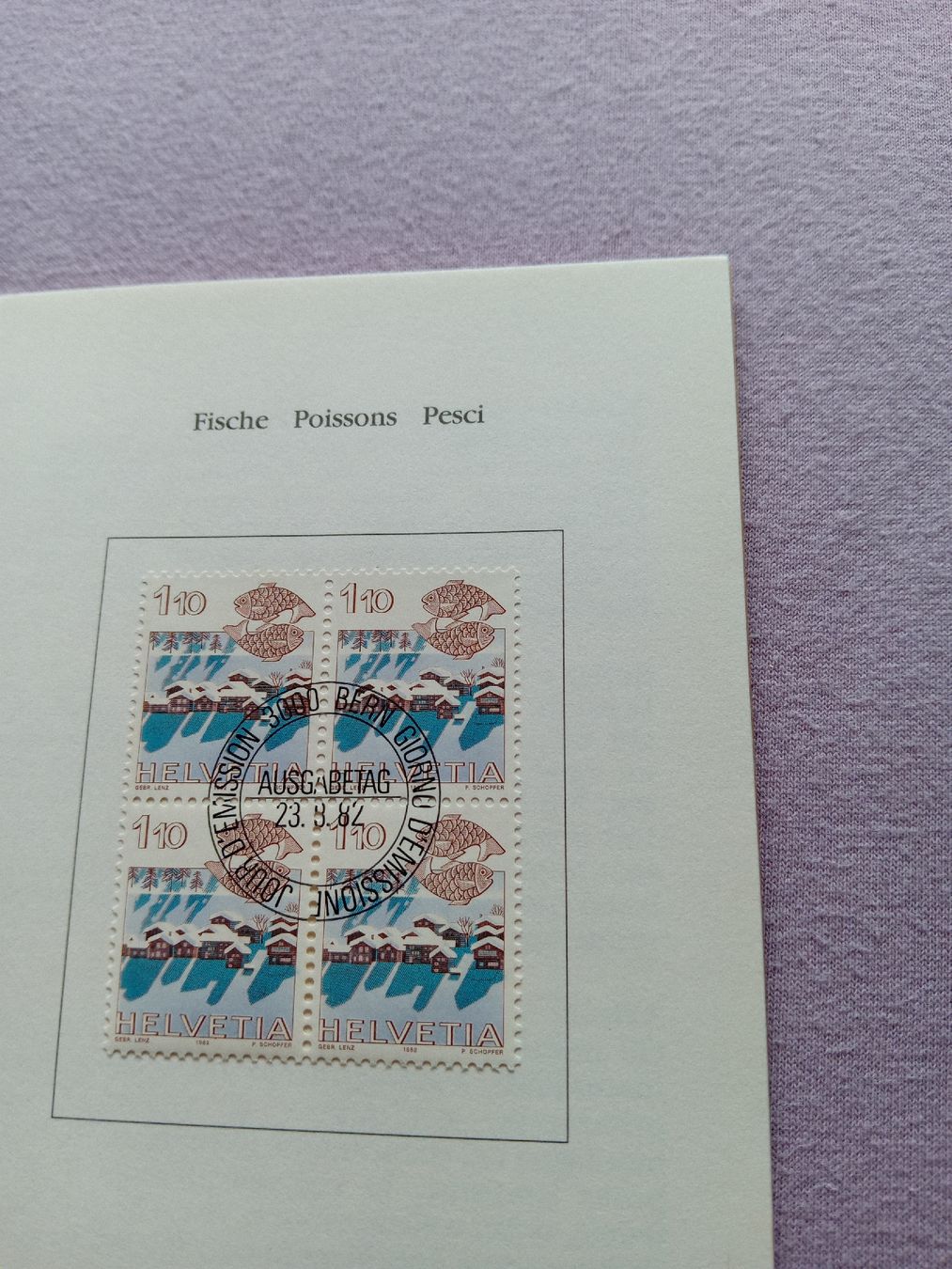 Alle Briefmarken: Briefmarkenbüchlein 1982 – Neu (gemäss Beschreibung) aus Witterswil von hele04 2