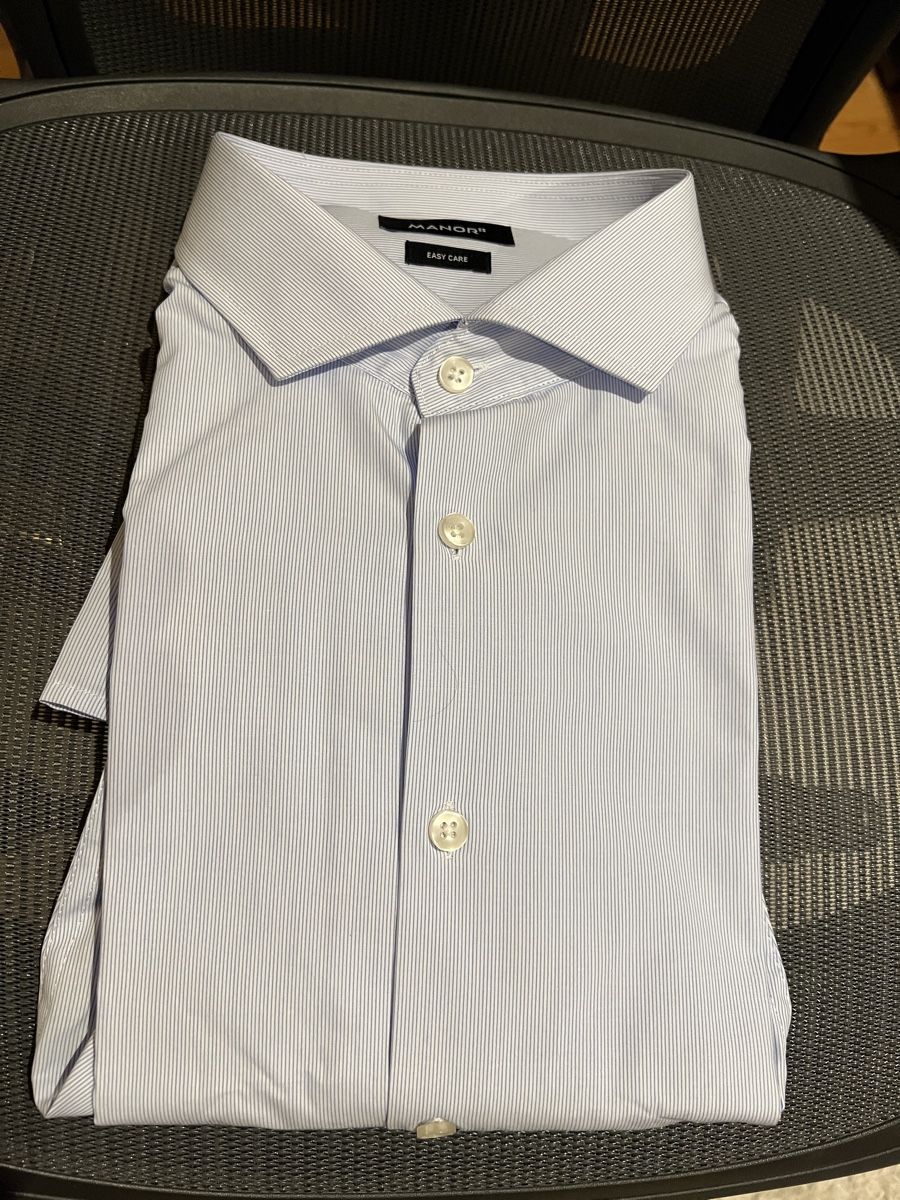 Manor Camicie: Manor Hemd, Gr. XL 43/44 Hellblau, Neu – Nuovo (secondo la descrizione) da Sissach venduto da Neuzeitalt