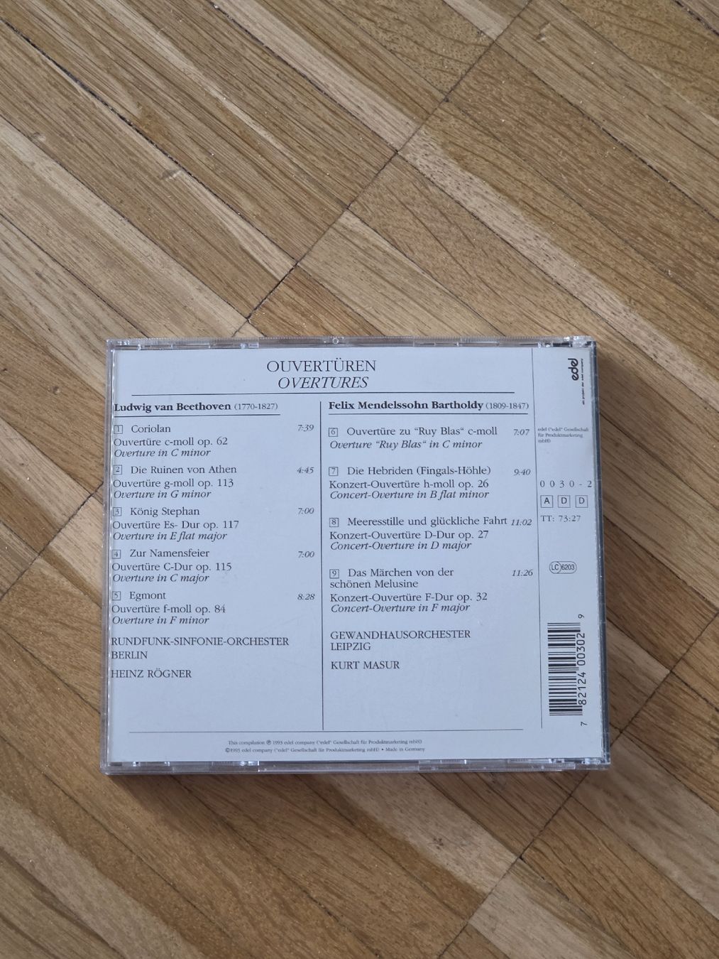 CD: CD: OVERTURES – Usato da Aesch BL venduto da immon 1