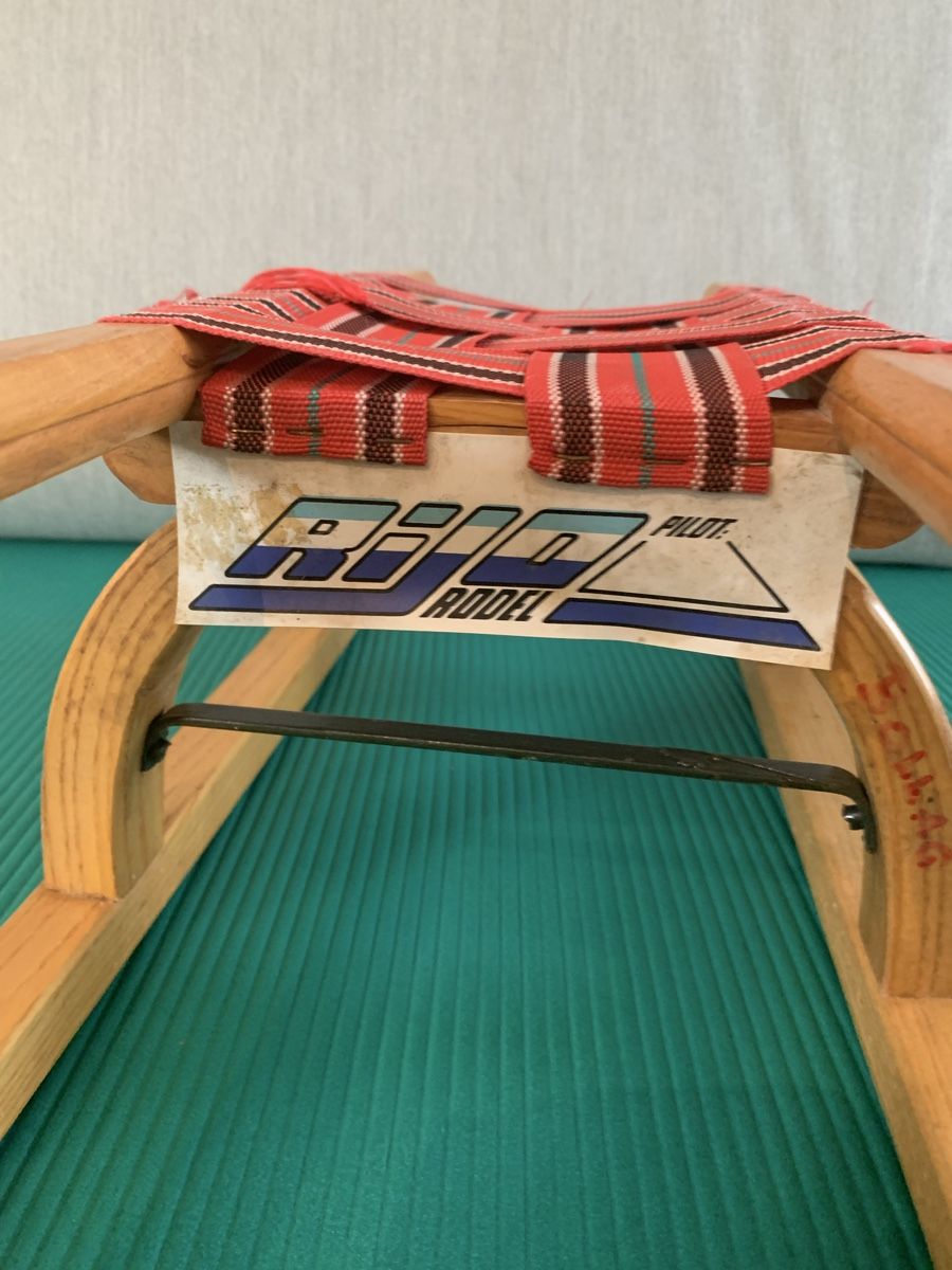 Schlitteln: Holzrodel Schlitten Rijo Pilot Top! – Gebraucht aus Zürich von Makubru 3
