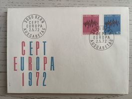 1972 FDC Europamarken