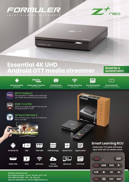 Formuler Z+ Neo, lecteur media et IPTV performant ! (Gebraucht) in ...