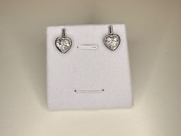 Herz Ohrstecker Silber 925