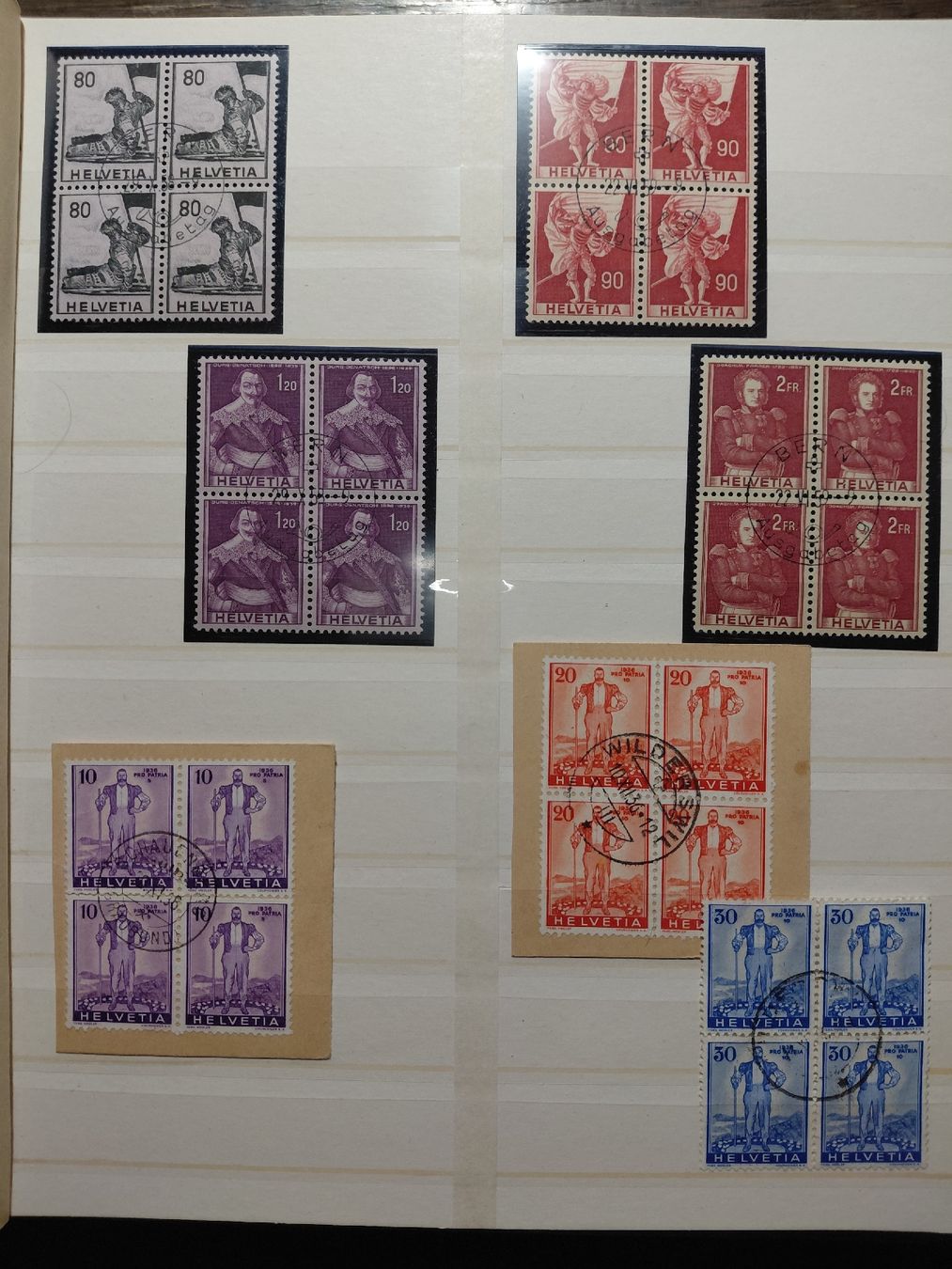 Tutti i francobolli: Album mit Schweizer Briefmarken – Usato da Riniken venduto da ChriguG75 1