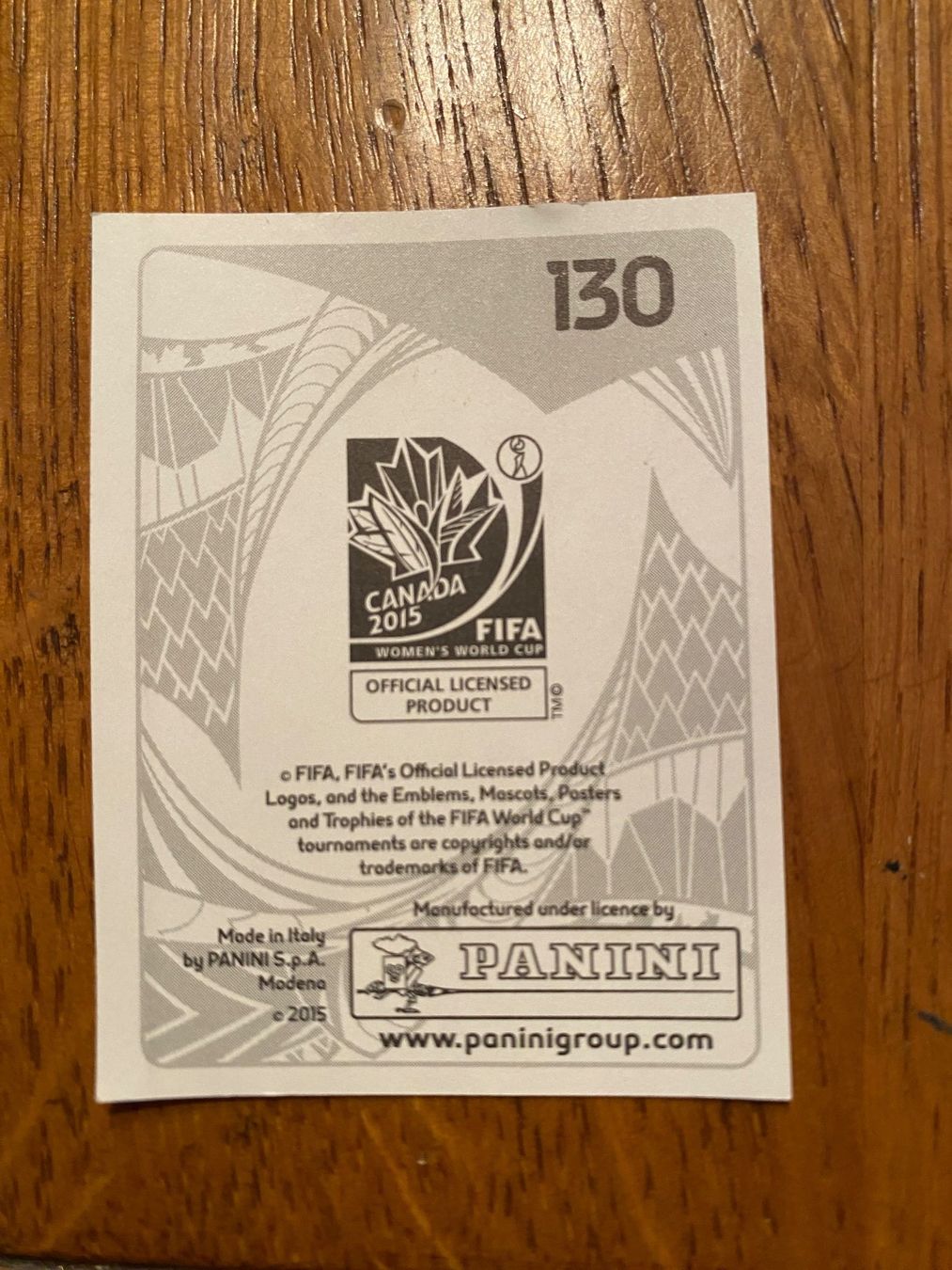 Panini Carte collezionabili: WM 2015 – Nuovo (secondo la descrizione) da Abtwil SG venduto da Zwiebi 1