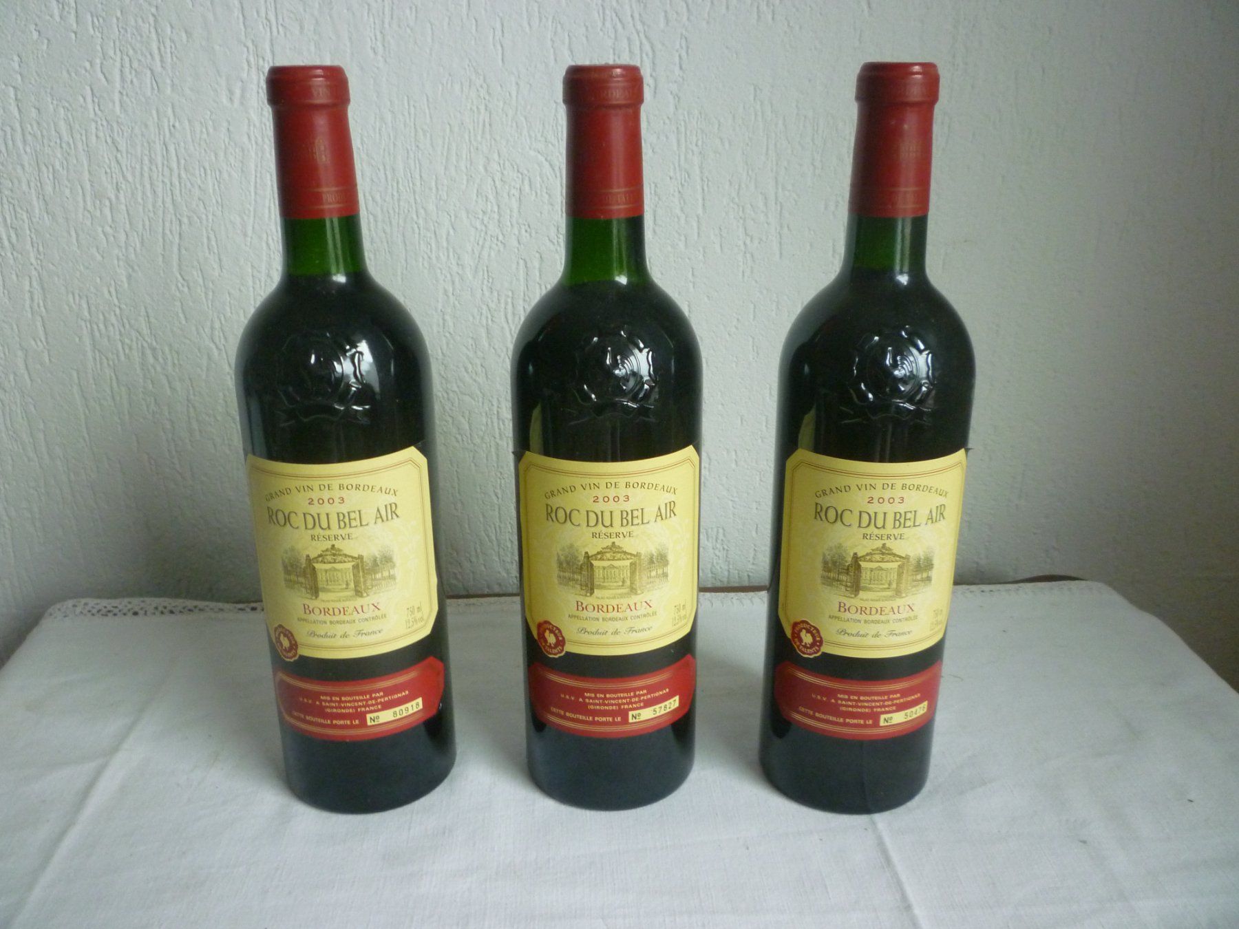 Vino: Roc Du Bel Air Reserve 2003 – Usato da Langnau am Albis venduto da Molosser