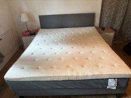 SÄBÖVIK IKEA Divan Matratze/firm 160x200 mit Matratze topper