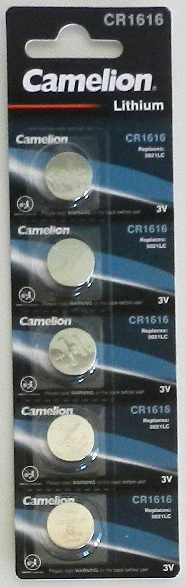 Caricatori & Batterie: 5 Knopfzellen CR1616 - 3Volt - Camelion – Nuovo e nell'imballaggio originale da Zürich venduto da hpr_3029