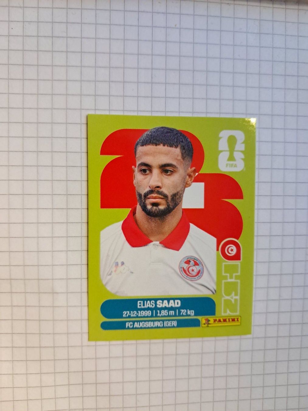 Panini Carte collezionabili: WM26 Elias Saad Tun16 – Nuovo (secondo la descrizione) da Wallisellen venduto da Cyberfuexli