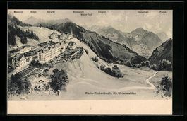 Maria-Rickenbach, Vogelschau mit Musenal