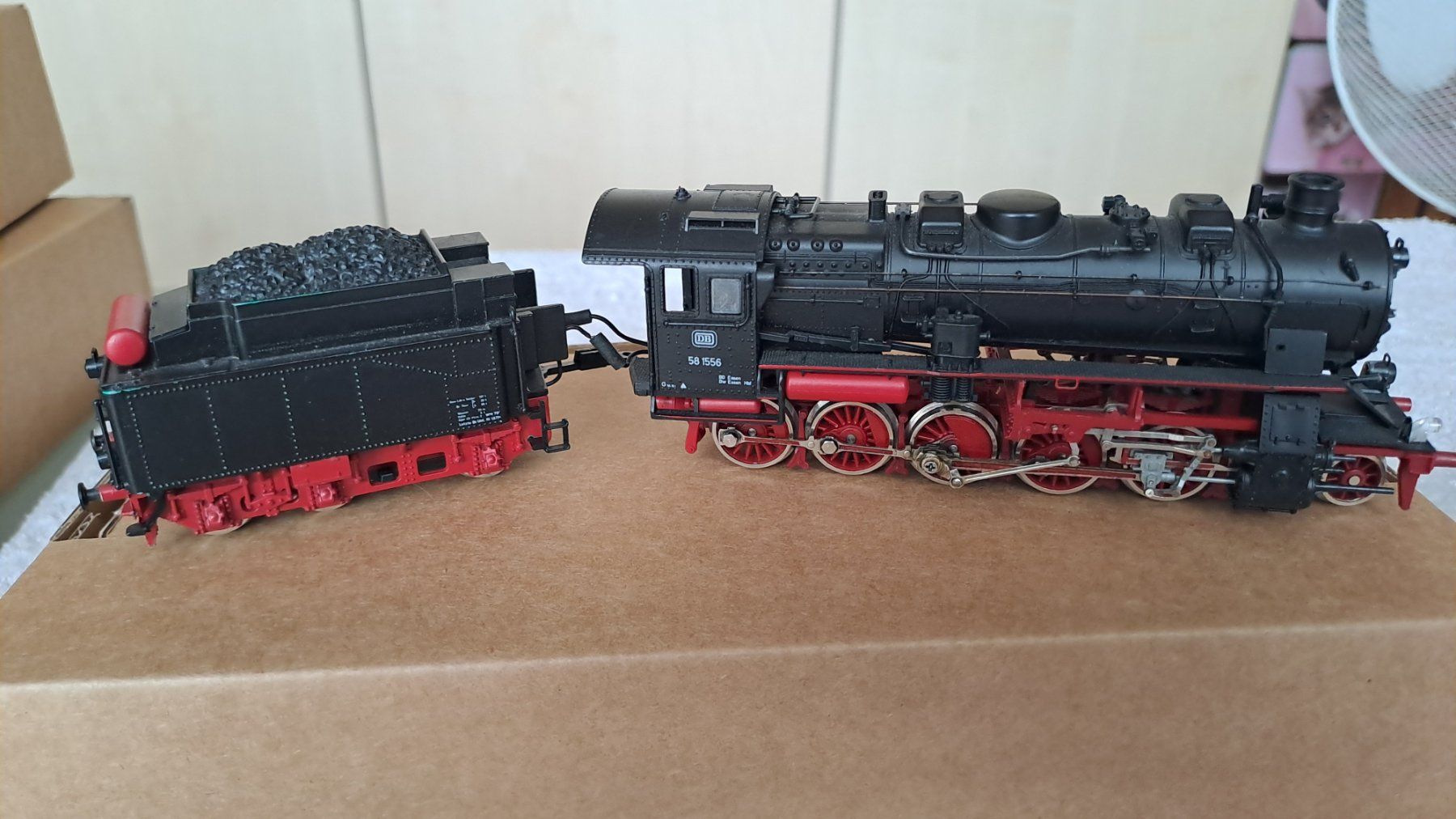 Roco Modellini di ferrovie: Roco DB Dampflok BR 58 H0 GL/28 – Usato da Winterthur venduto da Riebeli333 1