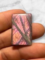 Labradorit Cabochon wunderschön orange mit Pink, 30ct
