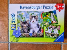 Ravensburger Puzzle 3x49 Teile - neuwertig