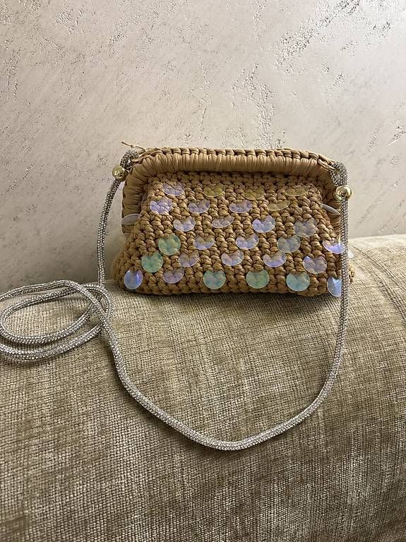 Borse da donna: Selbst gehäkelte Clutch Bag – Usato da Hinwil venduto da camposlu 3